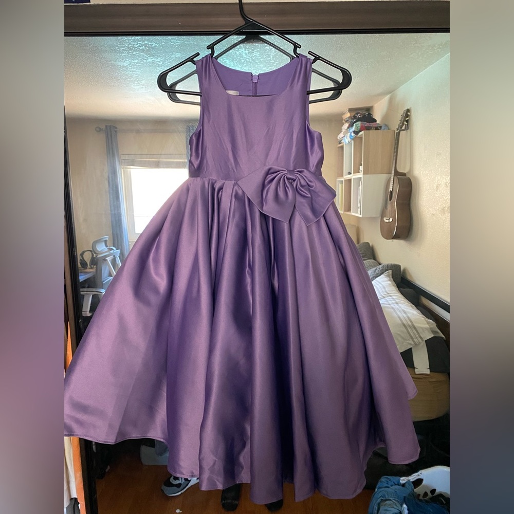Azazie size 7 Tahiti flower girl dress